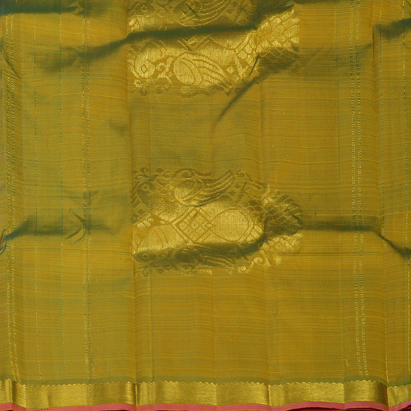 Hayagrivas Handloom Metallic Gold Kanjivaram Silk Saree KBF45D3-2