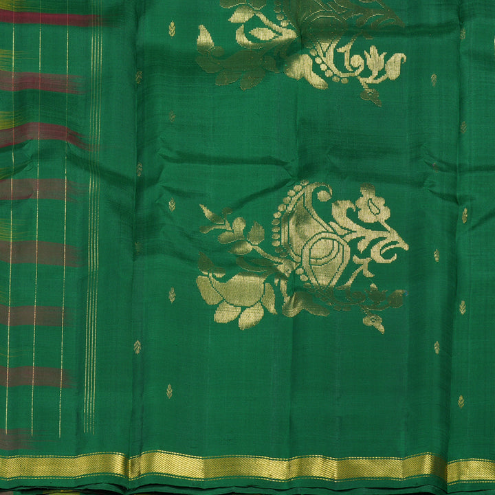 Hayagrivas Handloom Multicolour Checks Kanjivaram Silk Saree KBF45D4-11