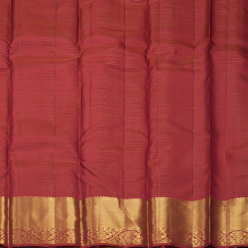 Hayagrivas Handloom Maroon Kanjivaram Silk Saree KBF462F3-3