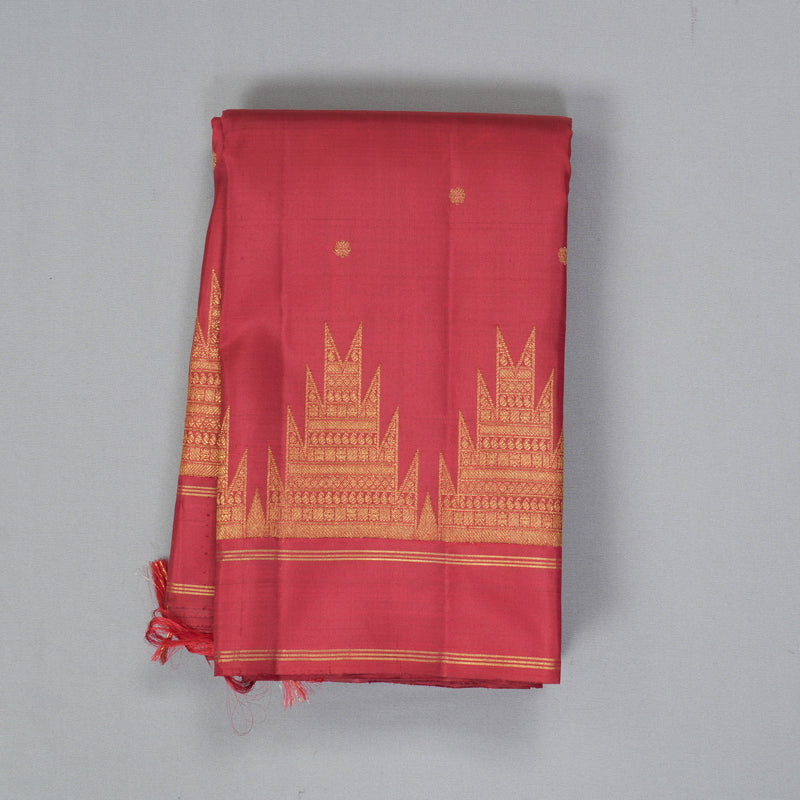 Hayagrivas Handloom Maroon Kanjivaram Silk Saree KBF463F2-1