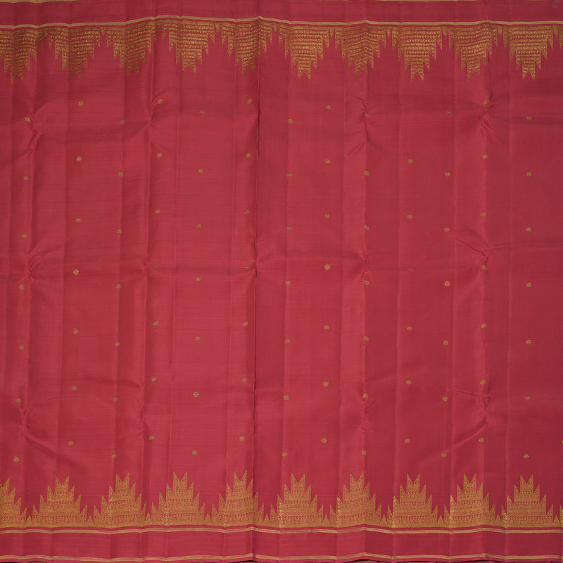 Hayagrivas Handloom Maroon Kanjivaram Silk Saree KBF463F2-1