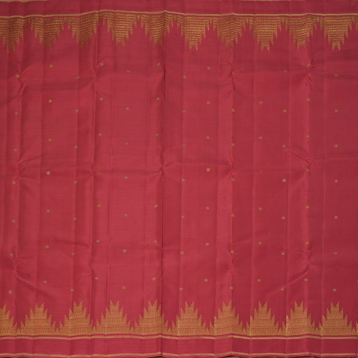 Hayagrivas Handloom Maroon Kanjivaram Silk Saree KBF463F2-1