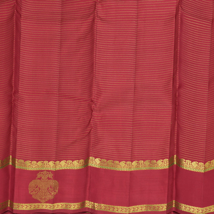 Hayagrivas Handloom Maroon Kanjivaram Silk Saree KBF463F4-1