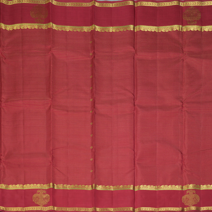 Hayagrivas Handloom Maroon Kanjivaram Silk Saree KBF463F4-1