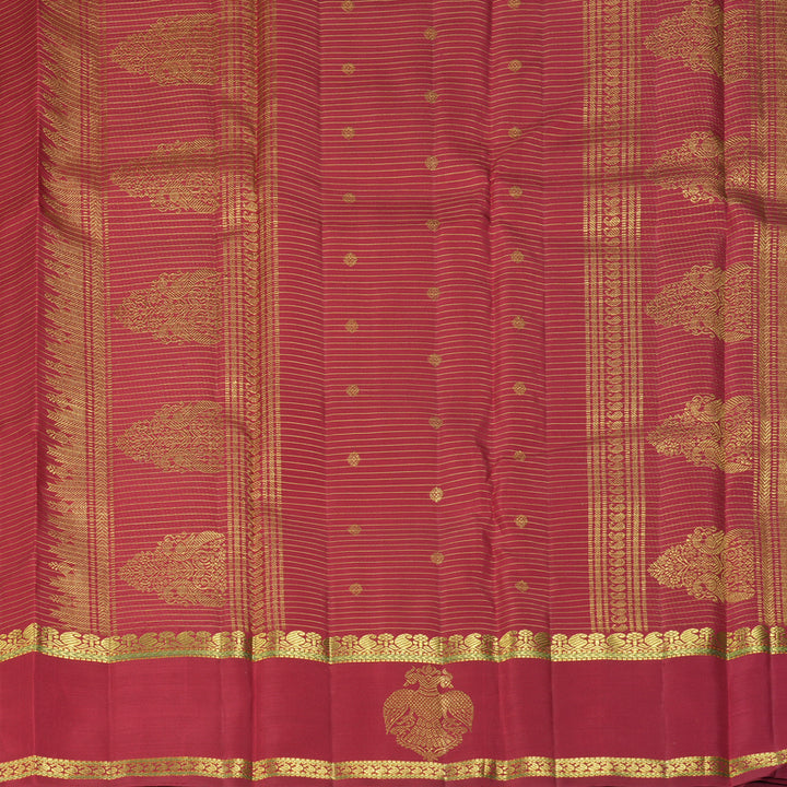 Hayagrivas Handloom Maroon Kanjivaram Silk Saree KBF463F4-1