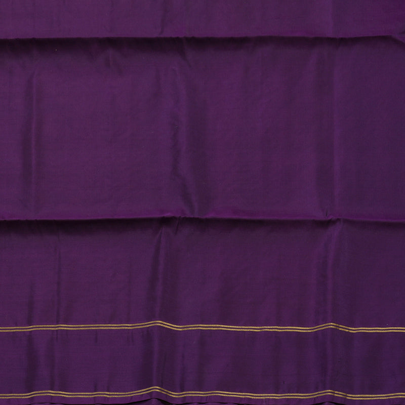 Hayagrivas Rust Brown Handloom Soft Silk Saree KBF46D1-5