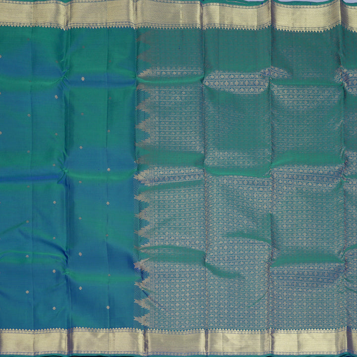 Hayagrivas Handloom Mayilkazhuthu Kanjivaram Silk Saree KBF472F1-7