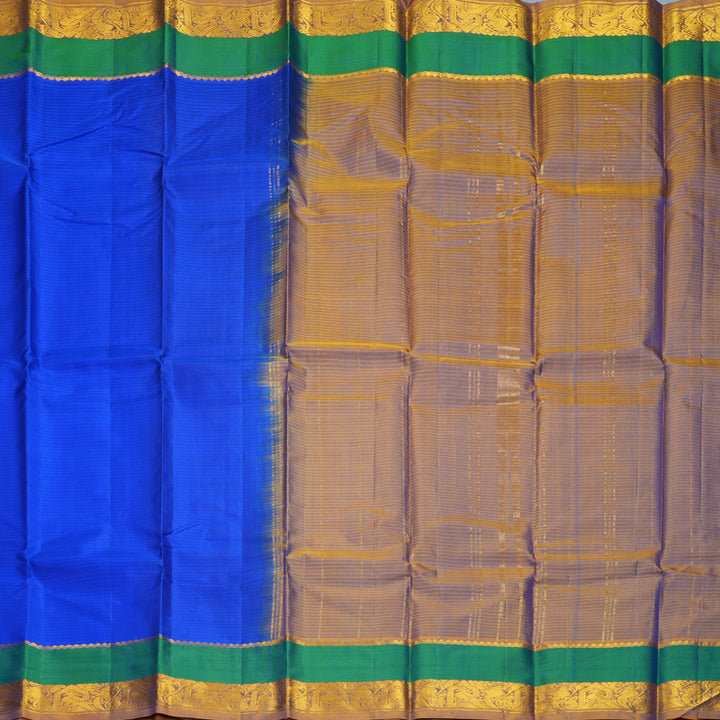 Hayagrivas Handloom Royal Blue Kanjivaram Silk Saree KBF486F2-10