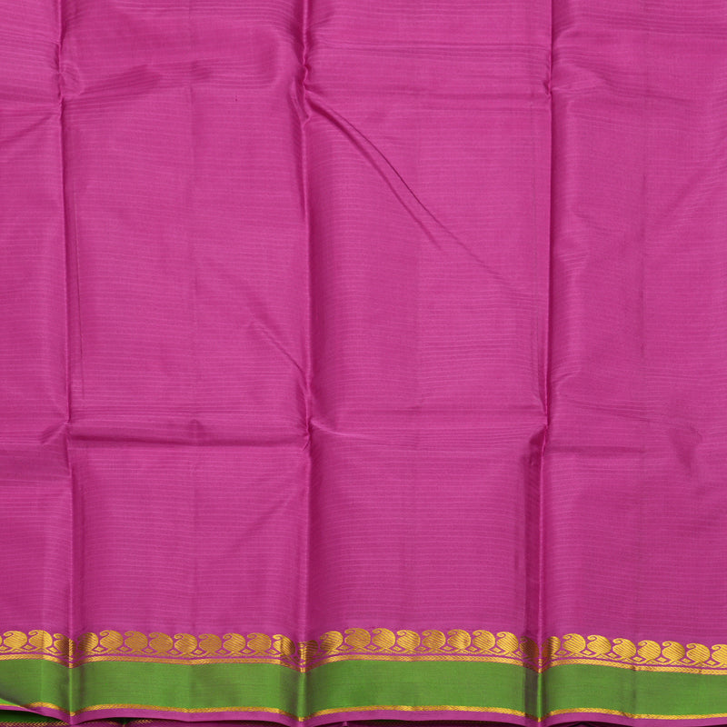 Hayagrivas Handloom Pink Kanjivaram Silk Saree KBF486F3-14