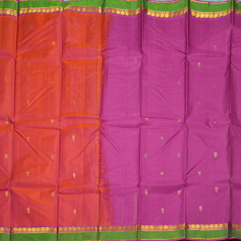 Hayagrivas Handloom Pink Kanjivaram Silk Saree KBF486F3-14