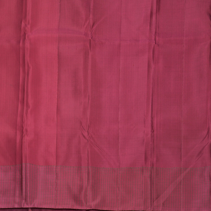 Hayagrivas Handloom White Kanjivaram Silk Saree with Ganga Jamuna Border KBE489F2-1