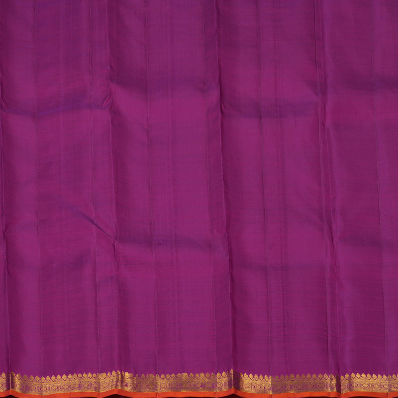 Hayagrivas Handloom Vadamalli Purple Kanjivaram Silk Saree KBF48D3-3