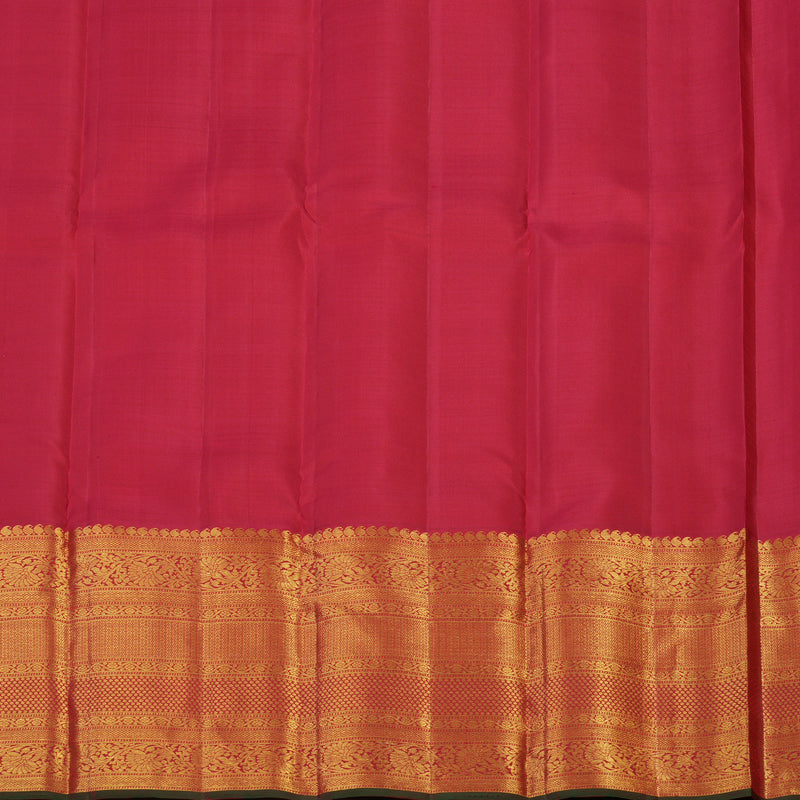 Hayagrivas Handloom Red Kanjivaram Silk Saree KBF48D9-1