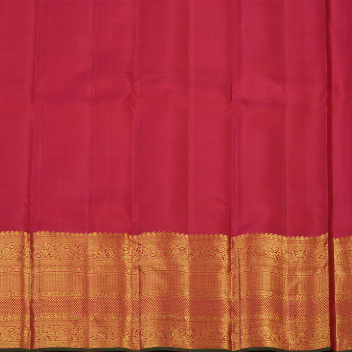 Hayagrivas Handloom Red Kanjivaram Silk Saree KBF48D9-1