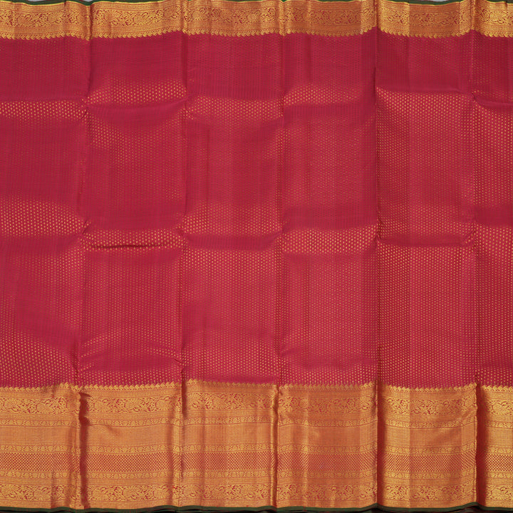 Hayagrivas Handloom Red Kanjivaram Silk Saree KBF48D9-1