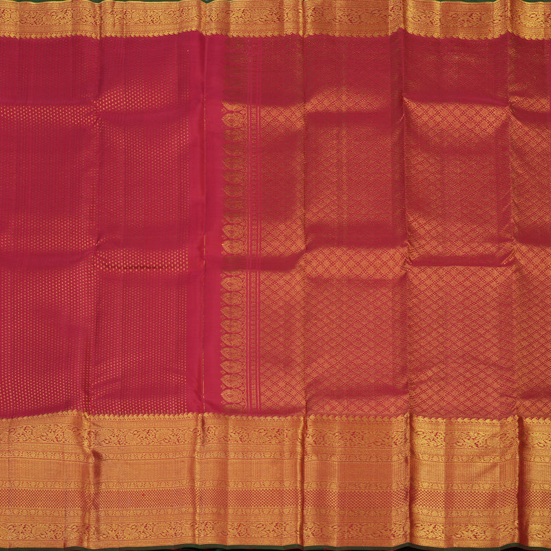 Hayagrivas Handloom Red Kanjivaram Silk Saree KBF48D9-1