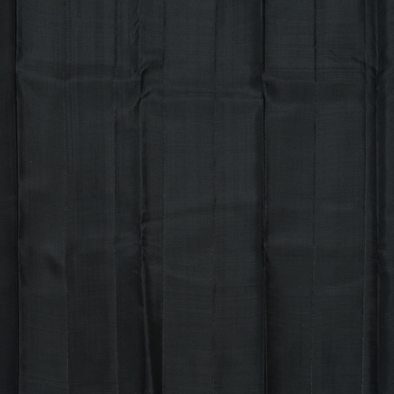 Hayagrivas Handloom Black Kanjivaram Silk Saree KBF490F1-1