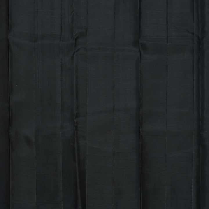 Hayagrivas Handloom Black Kanjivaram Silk Saree KBF490F1-1