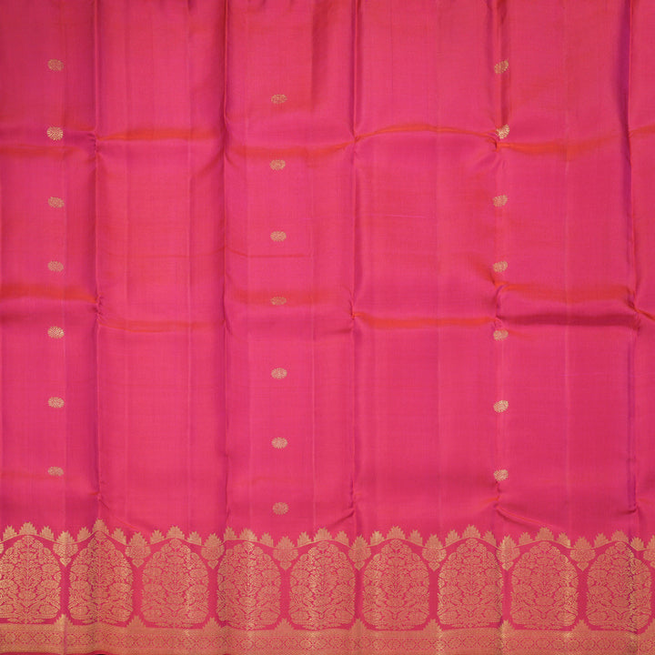 Hayagrivas Handloom Pink Kanjivaram Silk Saree KBF496F4-1
