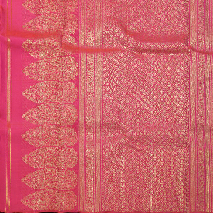 Hayagrivas Handloom Pink Kanjivaram Silk Saree KBF496F4-1