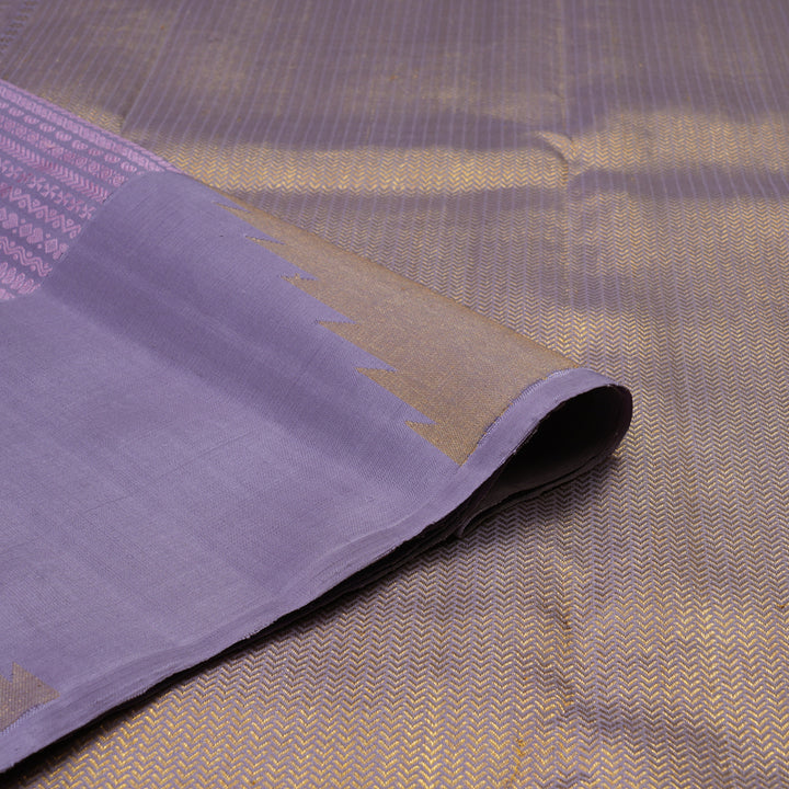 Hayagrivas Handloom Lilac Kanjivaram Silk Saree KBF4D5-1