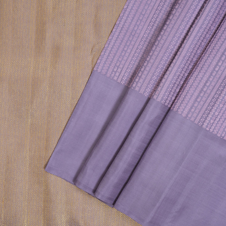Hayagrivas Handloom Lilac Kanjivaram Silk Saree KBF4D5-1