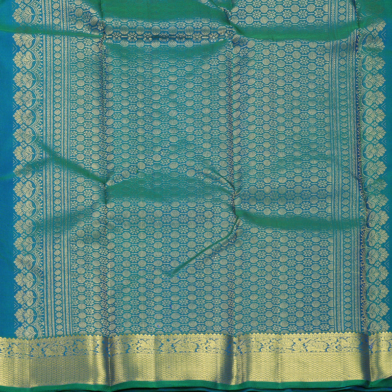 Hayagrivas Handloom Mayilkazhuthu Kanjivaram Silk Saree KBF502F4-5