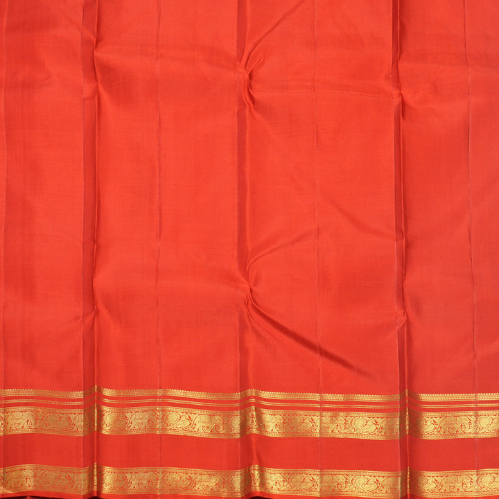 Hayagrivas Handloom Red Kanjivaram Silk Saree KBF502F5-1