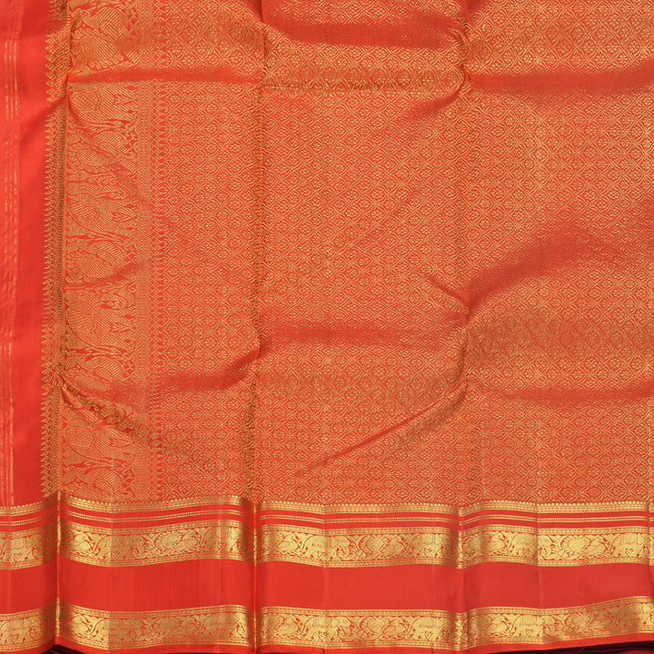 Hayagrivas Handloom Red Kanjivaram Silk Saree KBF502F5-1