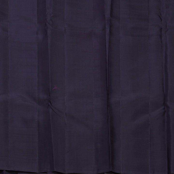 Hayagrivas Handloom Deep Jamun Kanjivaram Silk Saree KBF505F7-1