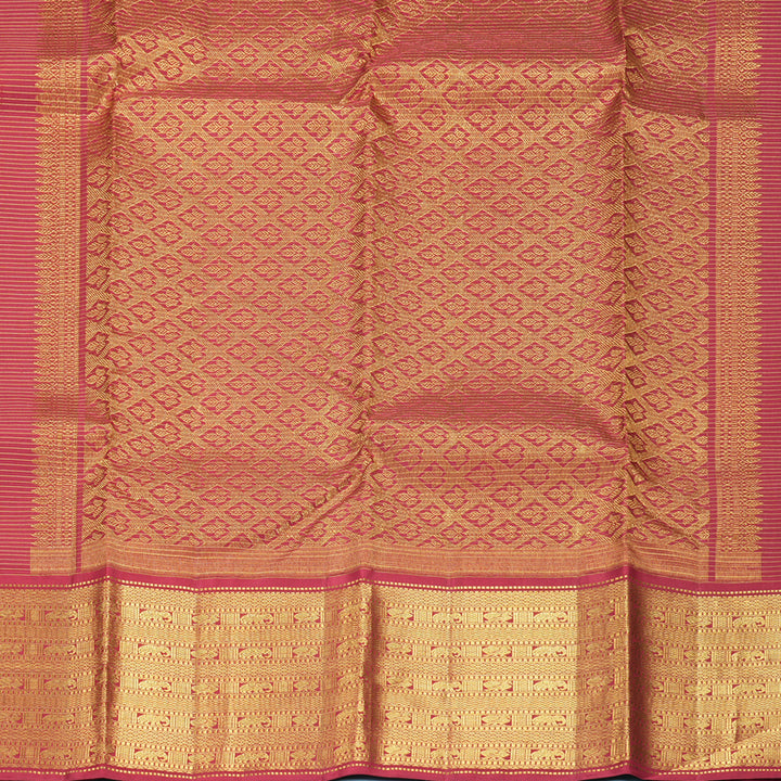 Hayagrivas Handloom Maroon Kanjivaram Silk Saree KBF507F2-1