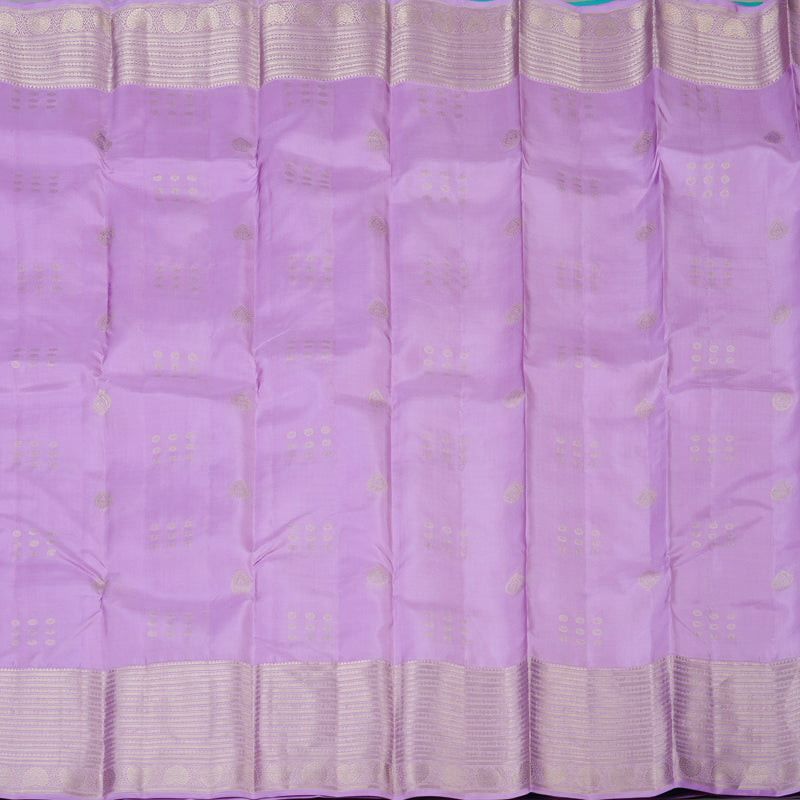 Hayagrivas Handloom Lavendar Kanjivaram Silk Saree KBF50D11-10