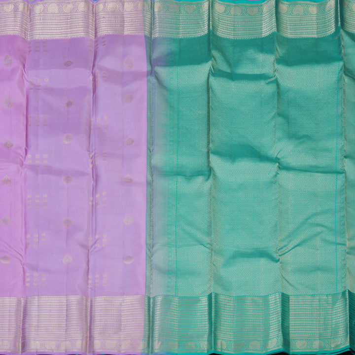 Hayagrivas Handloom Lavendar Kanjivaram Silk Saree KBF50D11-10