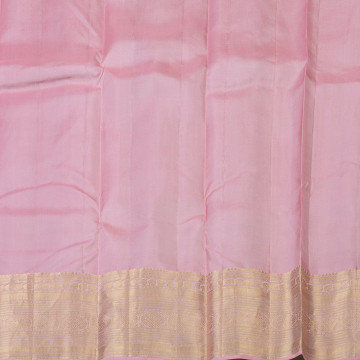 Hayagrivas Handloom Pastel Green Kanjivaram Silk Saree KBF50D18-4
