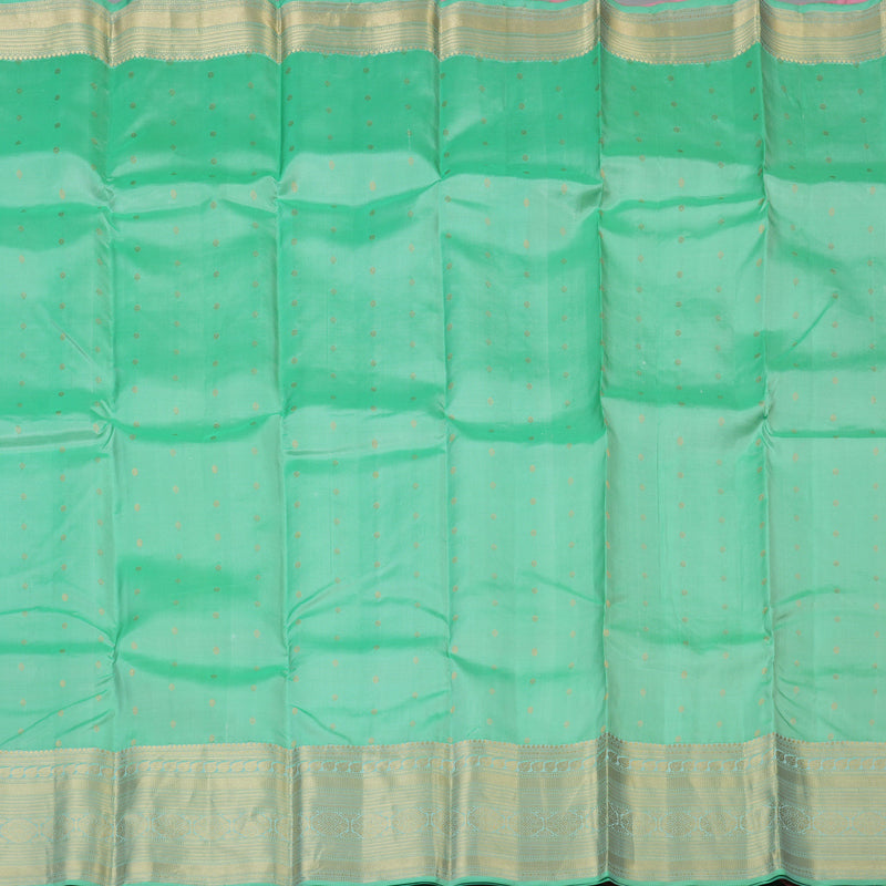 Hayagrivas Handloom Pastel Green Kanjivaram Silk Saree KBF50D18-4