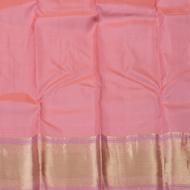 Hayagrivas Handloom Sky Blue Kanjivaram Silk Saree KBF50D8-2