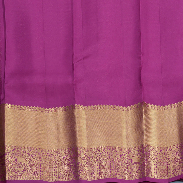 Hayagrivas Handloom Vadamalli Purple Kanjivaram Silk Saree KBF511F4-1