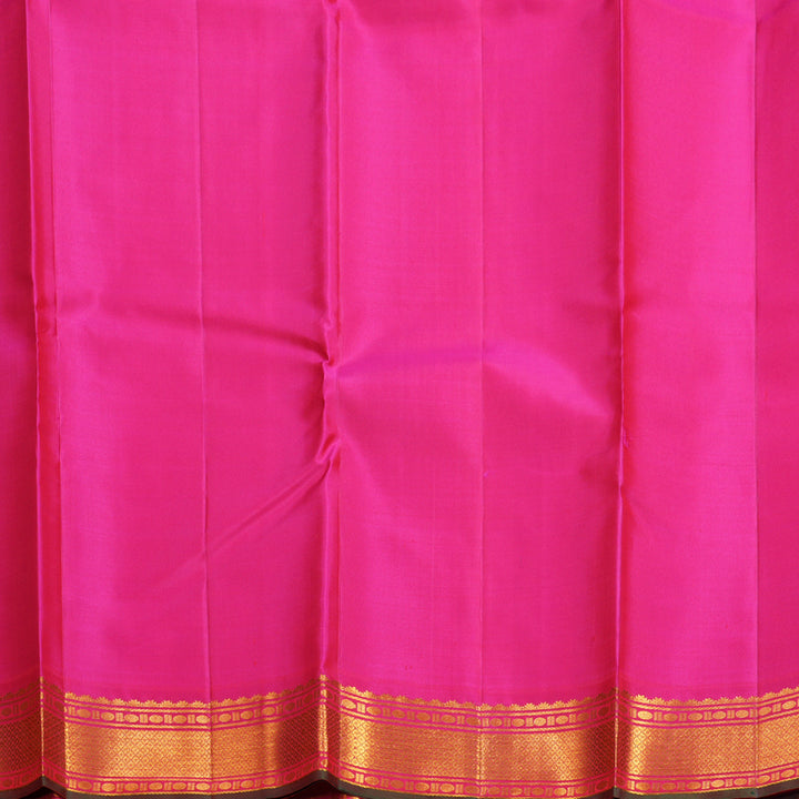 Hayagrivas Handloom Red Kanjivaram Silk Saree with Border KBF512F3-2