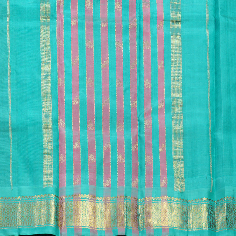 Hayagrivas Deep Wine Pure One-sided Border Kanjivaram Silk Saree KBF513F1-2