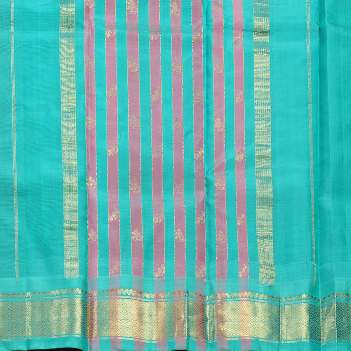 Hayagrivas Deep Wine Pure One-sided Border Kanjivaram Silk Saree KBF513F1-2