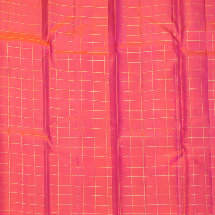 Hayagrivas Handloom Multicolour Checks Kanjivaram Silk Saree KBF515G1-1