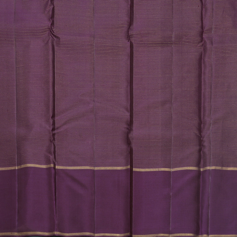 Hayagrivas Handloom Honey Shade Kanjivaram Silk Saree with Dark Purple Border KBF515G2-2