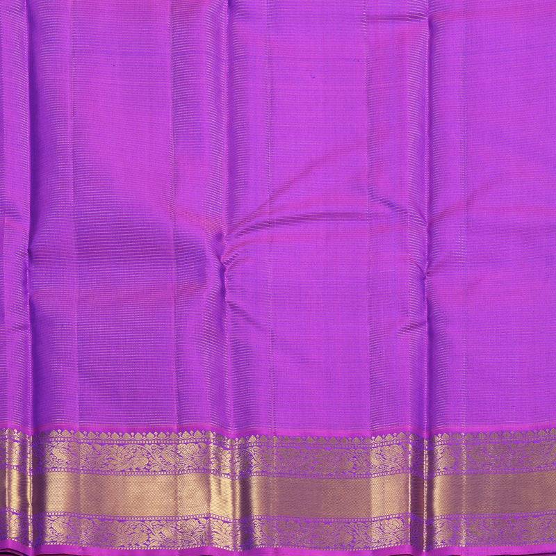 Hayagrivas Handloom Mayilkazhuthu Kanjivaram Silk Saree with Purple Border KBF515G6-8