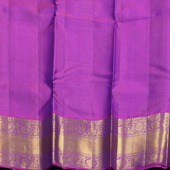 Hayagrivas Handloom Mayilkazhuthu Kanjiaram Silk Saree with Purple Border KBF515G7-1