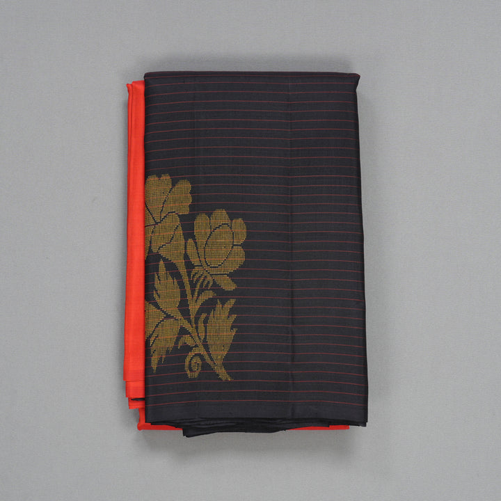 Hayagrivas Handloom Red Kanjivaram Silk Saree KBF516G10-1