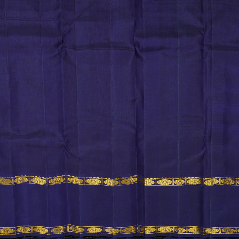 Hayagrivas Handloom Orange & Pink Checks Kanjivaram Silk Saree KBF516G8-1