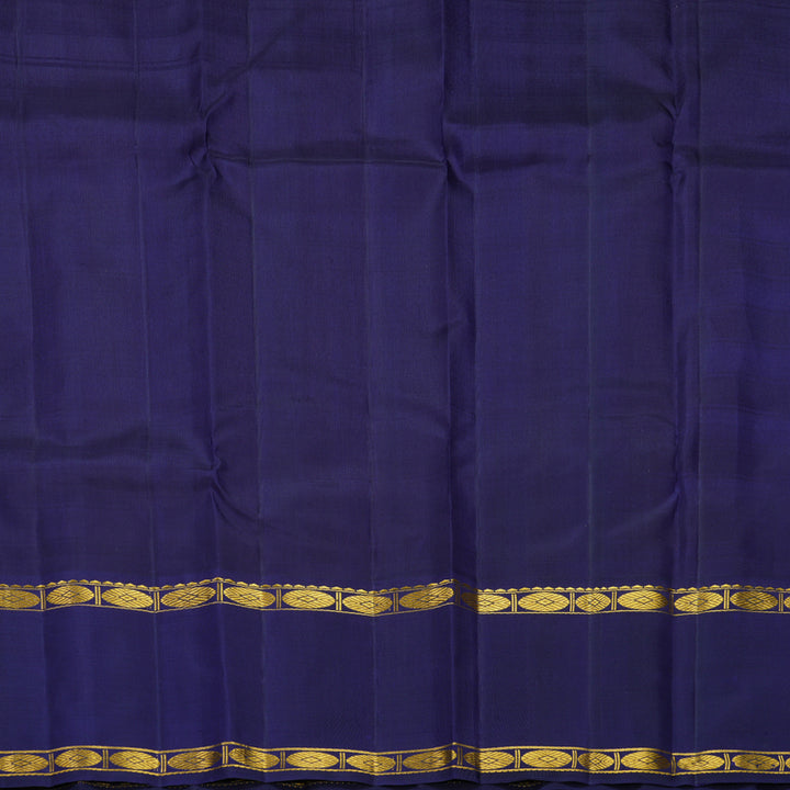 Hayagrivas Handloom Orange & Pink Checks Kanjivaram Silk Saree KBF516G8-1