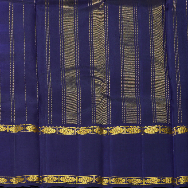Hayagrivas Handloom Orange & Pink Checks Kanjivaram Silk Saree KBF516G8-1