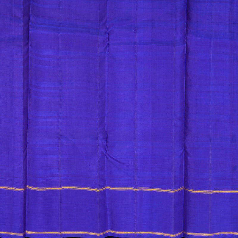 Hayagrivas Handloom Multicolour Checks Kanjivaram Silk Saree with Royal Blue Border KBF517G1-1