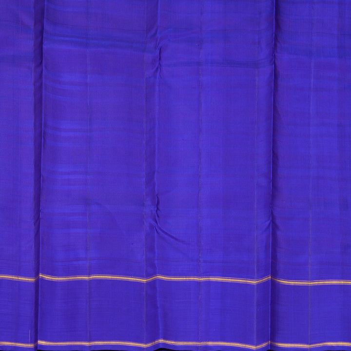 Hayagrivas Handloom Multicolour Checks Kanjivaram Silk Saree with Royal Blue Border KBF517G1-1